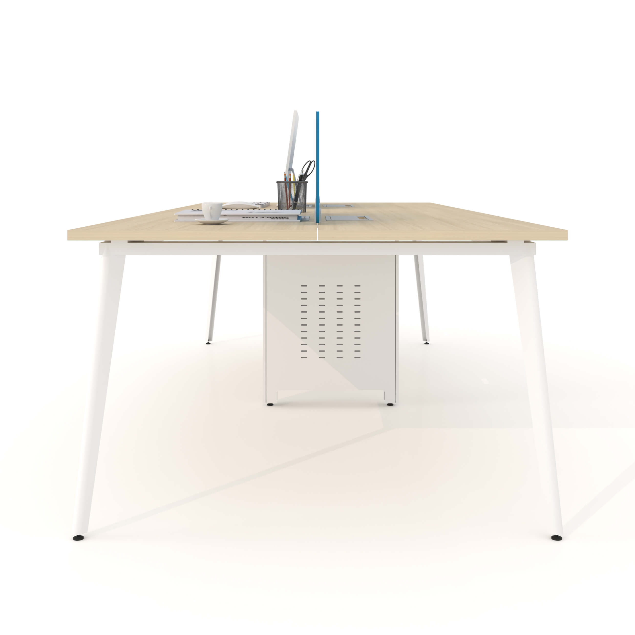 Стабильный стальной расширяемый стол для офиса