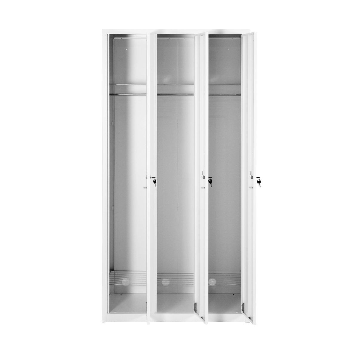 Шкаф Athletic Metal 3-дверный с вентиляционными отверстиями 